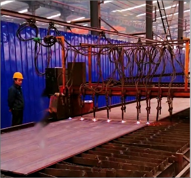 甘肃张家川钢结构车间数控等离子切割机